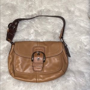 Tan Coach Purse